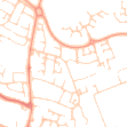 Daytime road noise heatmap for MK41 0BW