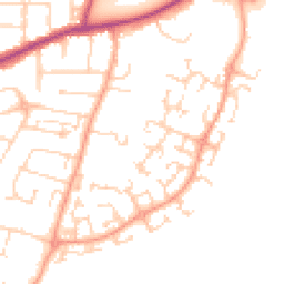 Daytime road noise heatmap for MK41 0TR