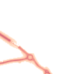 Night-time road noise heatmap for MK41 6EN