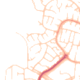 Daytime road noise heatmap for MK41 7AR