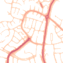 Daytime road noise heatmap for MK41 7EP
