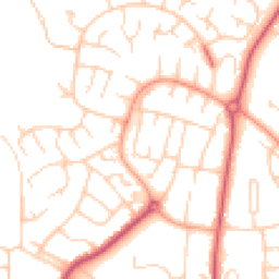 Daytime road noise heatmap for MK41 7ER