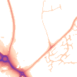 Daytime road noise heatmap for MK41 7PX