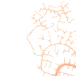 Daytime road noise heatmap for MK41 7XU