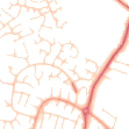 Daytime road noise heatmap for MK41 7YD