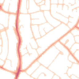 Daytime road noise heatmap for MK41 8BX