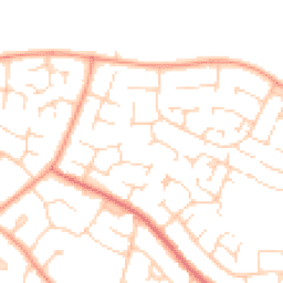 Daytime road noise heatmap for MK41 8RE