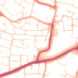 Daytime road noise heatmap for MK41 9NR