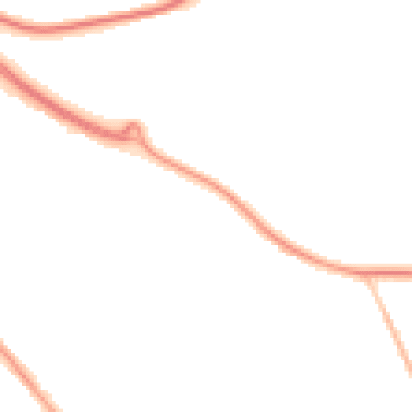 Night-time road noise heatmap for MK42 0DB