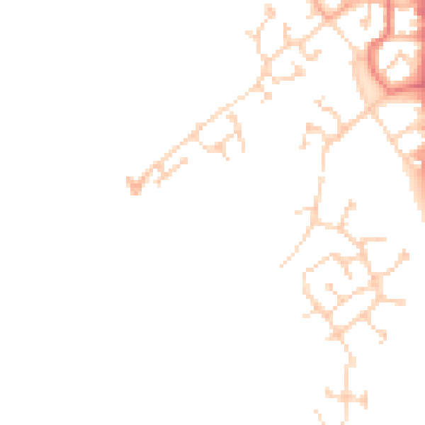 Daytime road noise heatmap for MK42 6FS