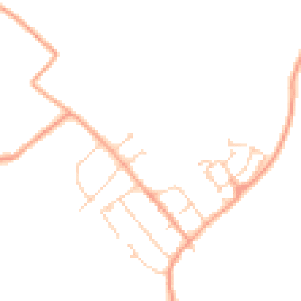 Daytime road noise heatmap for MK43 0RE