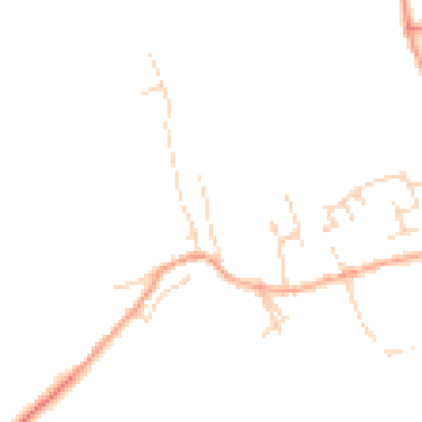Daytime road noise heatmap for MK43 7BW