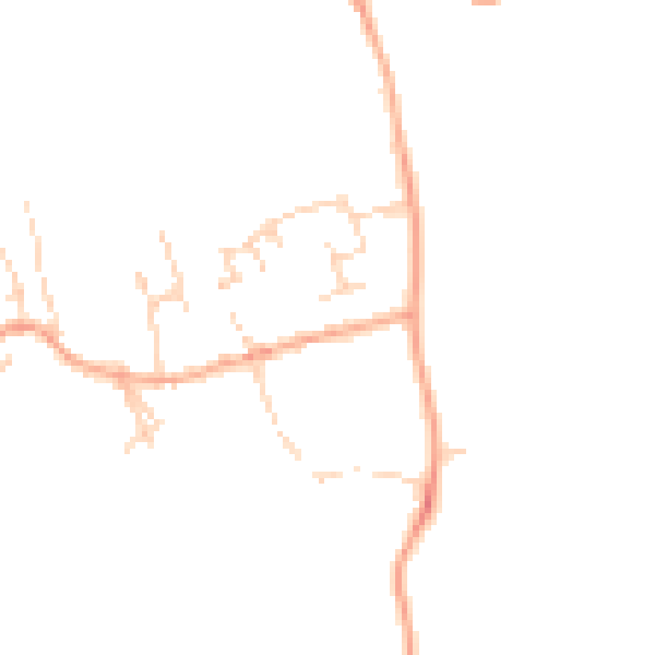 Daytime road noise heatmap for MK43 7DQ