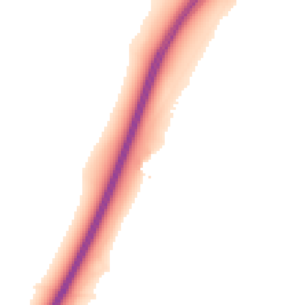 Night-time road noise heatmap for MK43 9AH