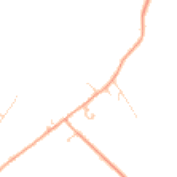 Daytime road noise heatmap for MK44 1DQ