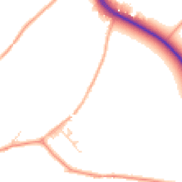 Daytime road noise heatmap for MK44 1PZ