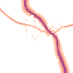 Daytime road noise heatmap for MK44 1SB