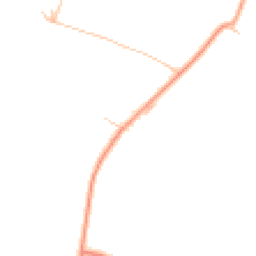 Daytime road noise heatmap for MK44 2JX