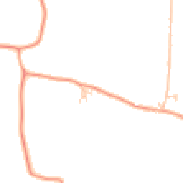 Daytime road noise heatmap for MK44 3AS