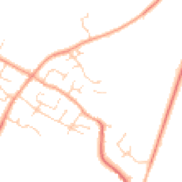 Daytime road noise heatmap for MK44 3HS
