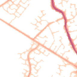 Daytime road noise heatmap for MK45 1AF