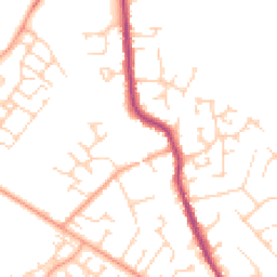 Daytime road noise heatmap for MK45 1AG