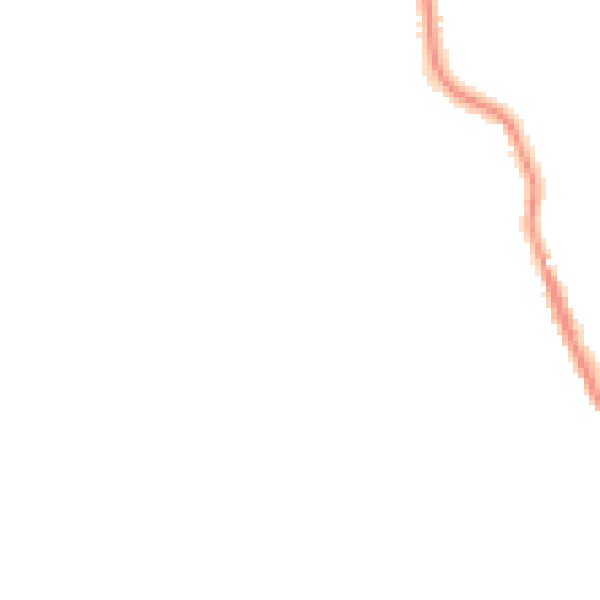 Night-time road noise heatmap for MK45 1AX