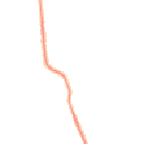Night-time road noise heatmap for MK45 1BJ