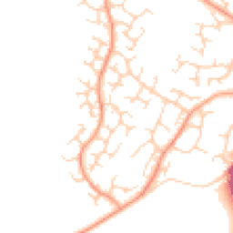 Daytime road noise heatmap for MK45 1DF