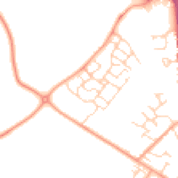 Daytime road noise heatmap for MK45 1GT