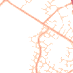 Daytime road noise heatmap for MK45 1PY