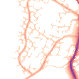 Daytime road noise heatmap for MK45 1SQ