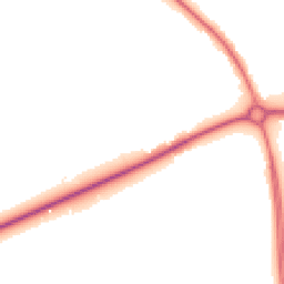 Night-time road noise heatmap for MK45 2BZ