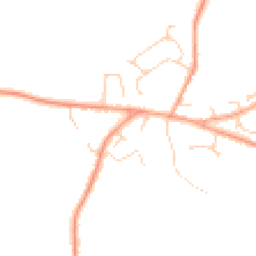 Daytime road noise heatmap for MK45 2DN
