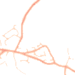 Daytime road noise heatmap for MK45 2DQ