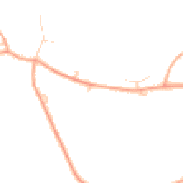 Daytime road noise heatmap for MK45 2FF