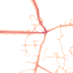 Daytime road noise heatmap for MK45 2HU