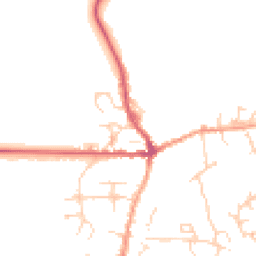 Daytime road noise heatmap for MK45 2NE