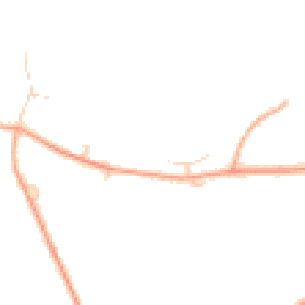 Daytime road noise heatmap for MK45 2RD