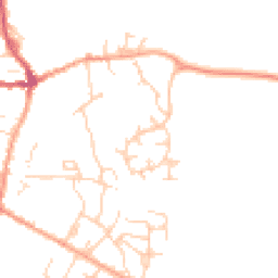 Daytime road noise heatmap for MK45 2XB