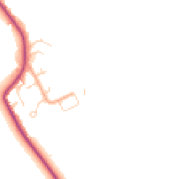 Daytime road noise heatmap for MK45 3BQ