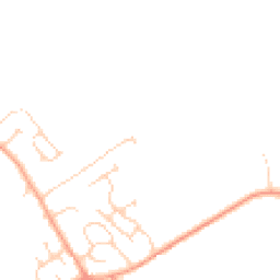 Daytime road noise heatmap for MK45 3BW