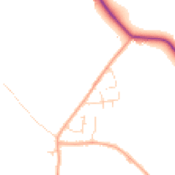 Daytime road noise heatmap for MK45 3DG