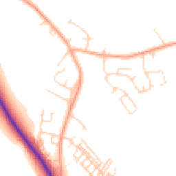 Daytime road noise heatmap for MK45 3FX