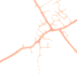 Daytime road noise heatmap for MK45 3LH