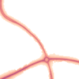 Night-time road noise heatmap for MK45 4AE
