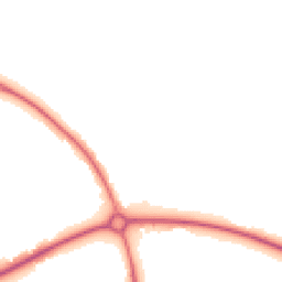 Night-time road noise heatmap for MK45 4AW