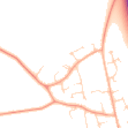 Daytime road noise heatmap for MK45 4FT