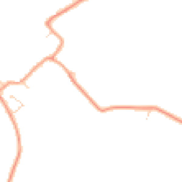 Daytime road noise heatmap for MK45 4JE