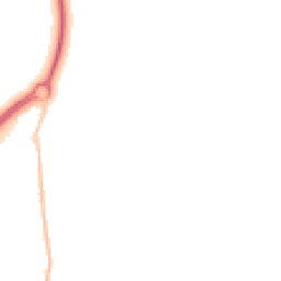 Night-time road noise heatmap for MK45 4PY